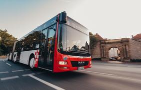 Bus der VOS am Heger Tor in Osnabrück